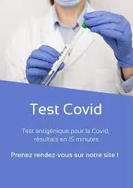 COVID 19 - TEST AG SANS RDV 9 H - 19 H