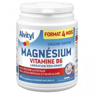 Alvityl Magnésium Vitamine B6 Libération Prolongée Comprimés Lp Pot/120 à Labège